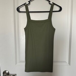 Olive Green Tank Top